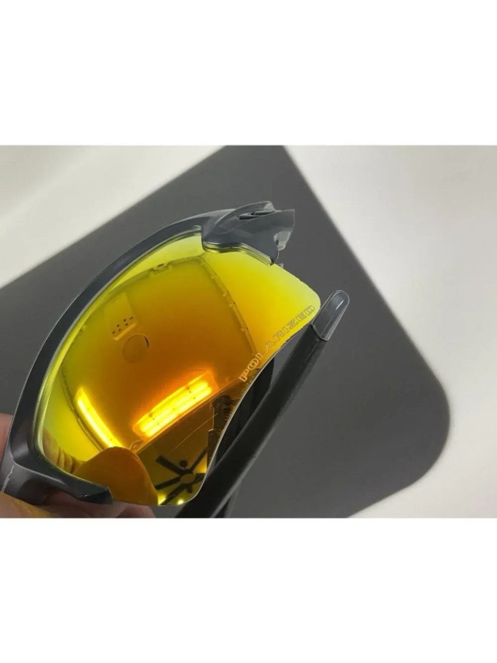 Oakley FLAK 2.0 XL OO9188-10 Wrap Sunglasses Matte Smoke Gray W/ Fire Iridium